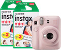 Fujifilm Instax Mini 12 Instant Camera with 40 Shot Film Pack - Blossom Pink