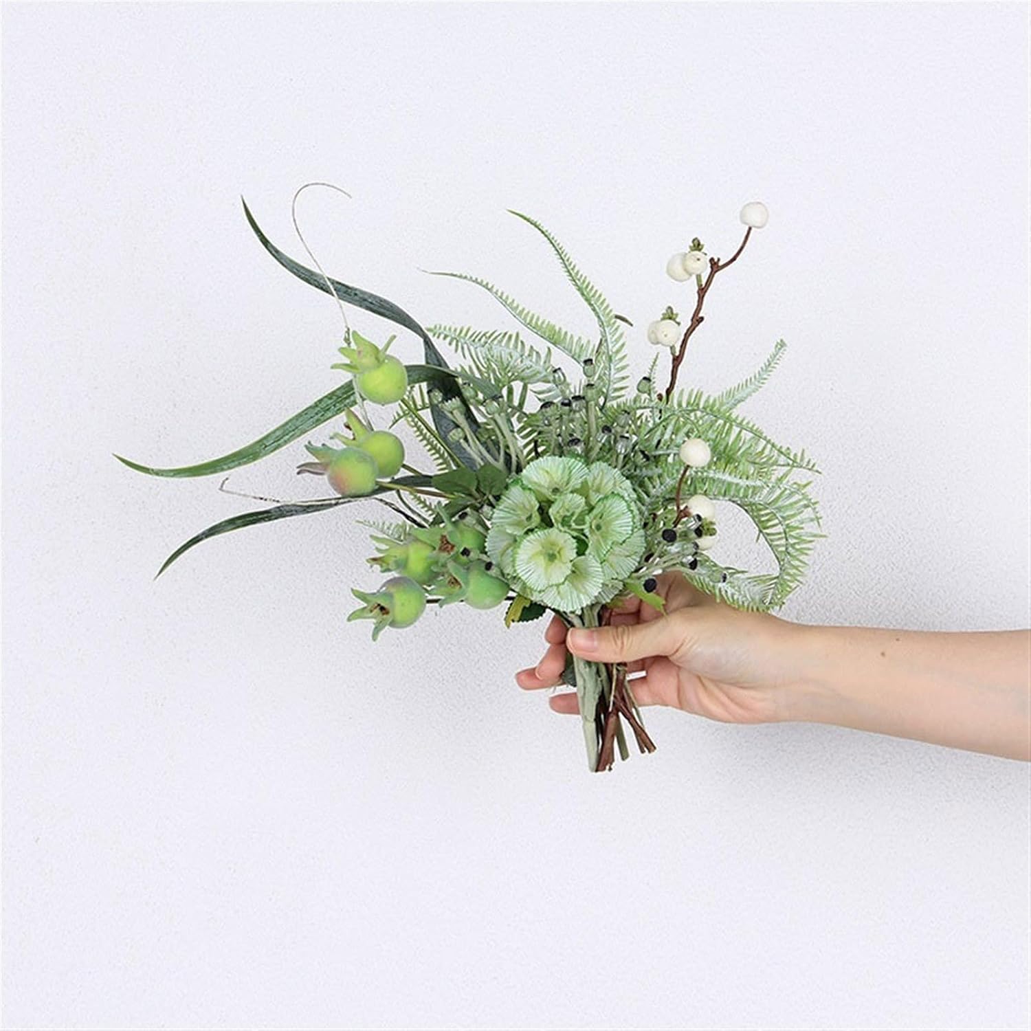 Faux Plants Table Centerpiece Decorations Simulation Dried Flowers Set Home Coffee Table Arrangement Soft Furnishing Fake Flowers Spring Summer Decoration(D)