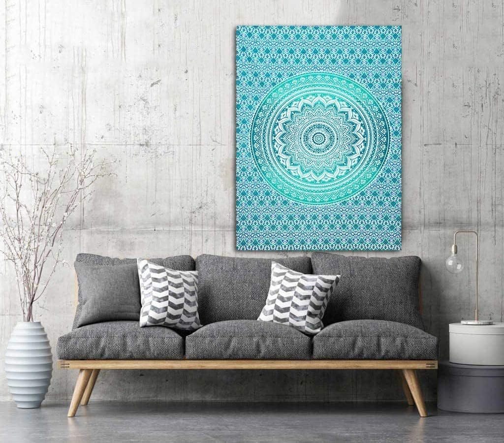 Marubhumi Wholesale Lot of Cotton Mandala Wall Hanging Tapestry Poster Bulk (100 PCS LOT, 40x30 Inches)