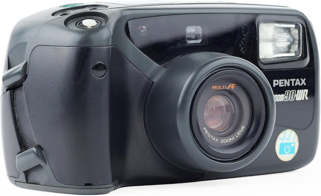 Pentax IQ Zoom 90WR Weather Resistant Compact 35mm P&S Film Camera (Renewed)