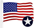 G128 American USA Flag | 10x15 Ft | ToughWeave Series Embroidered 300D Polyester | Country Flag, Embroidered Stars, Sewn Stripes, Indoor/Outdoor, Brass Grommets