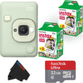 Fujifilm Mini LiPlay Hybrid Instant Camera with Mini Film (Matcha Green, w/ 40 Film Sheets)