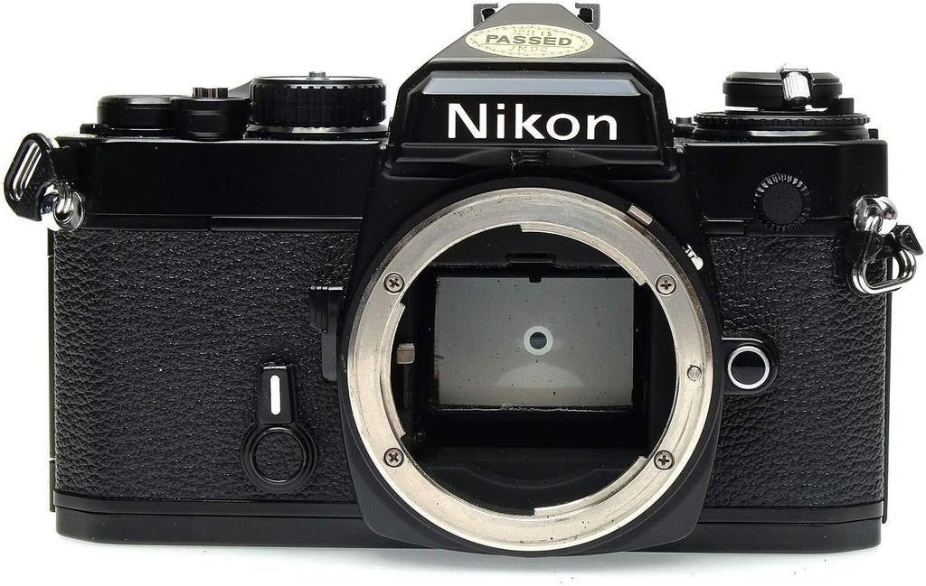 Black Nikon FE SLR film camera (Renewed)