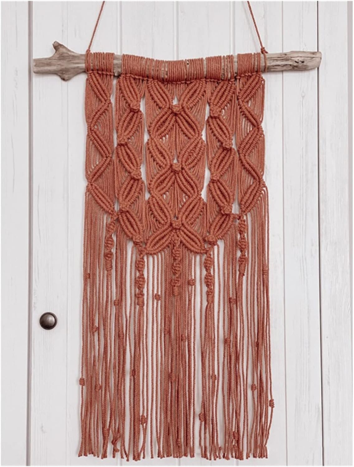 Tapestry Macrame Wall Hanging Woven Tapestry Handmade Bohemian Art for Livingroom Bedroom Backdrop Room Home Decor (A 35x65cm)
