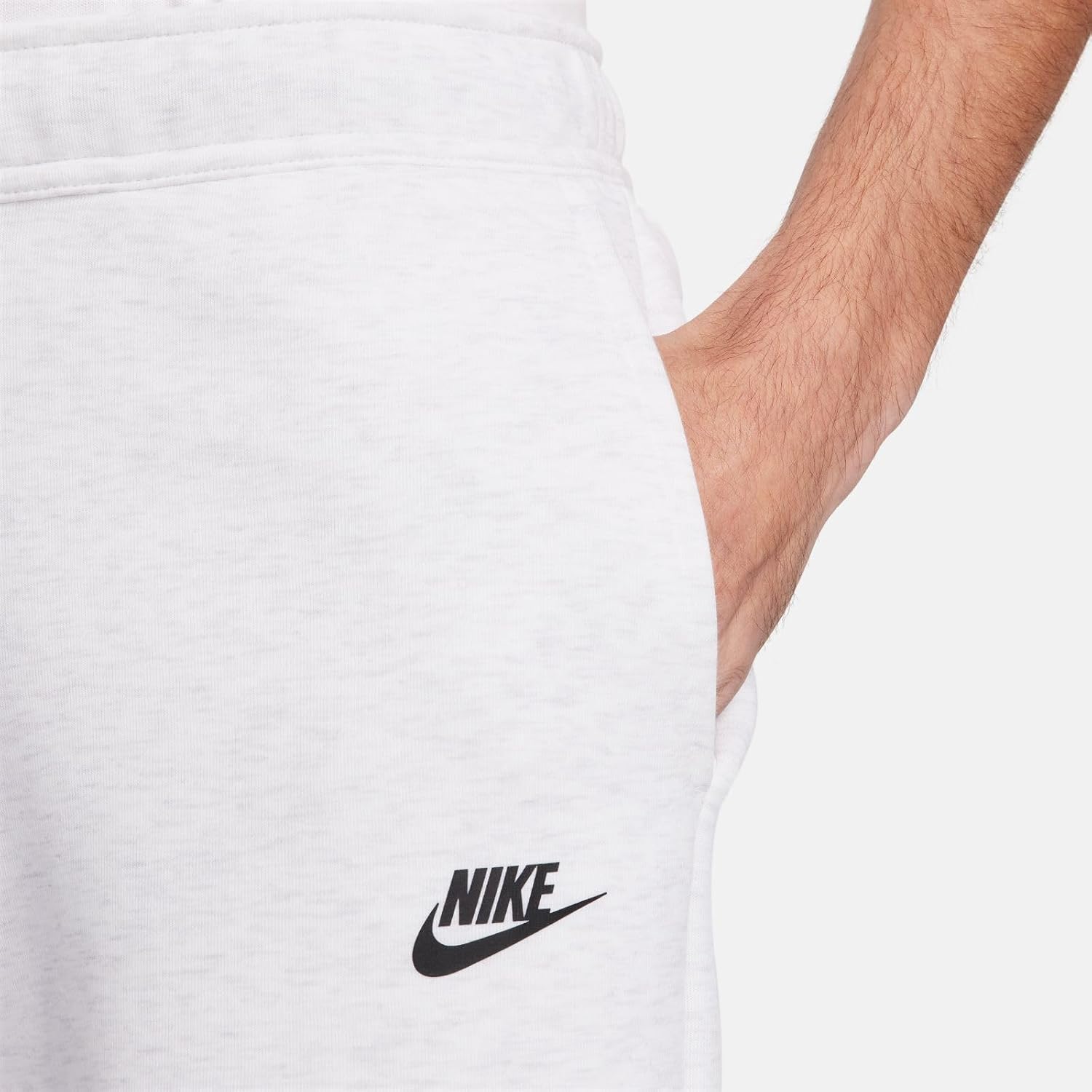 Nike Sportswear Tech Fleece Men's Shorts (Birch Heather/Black, FB8171-051) Size Large
