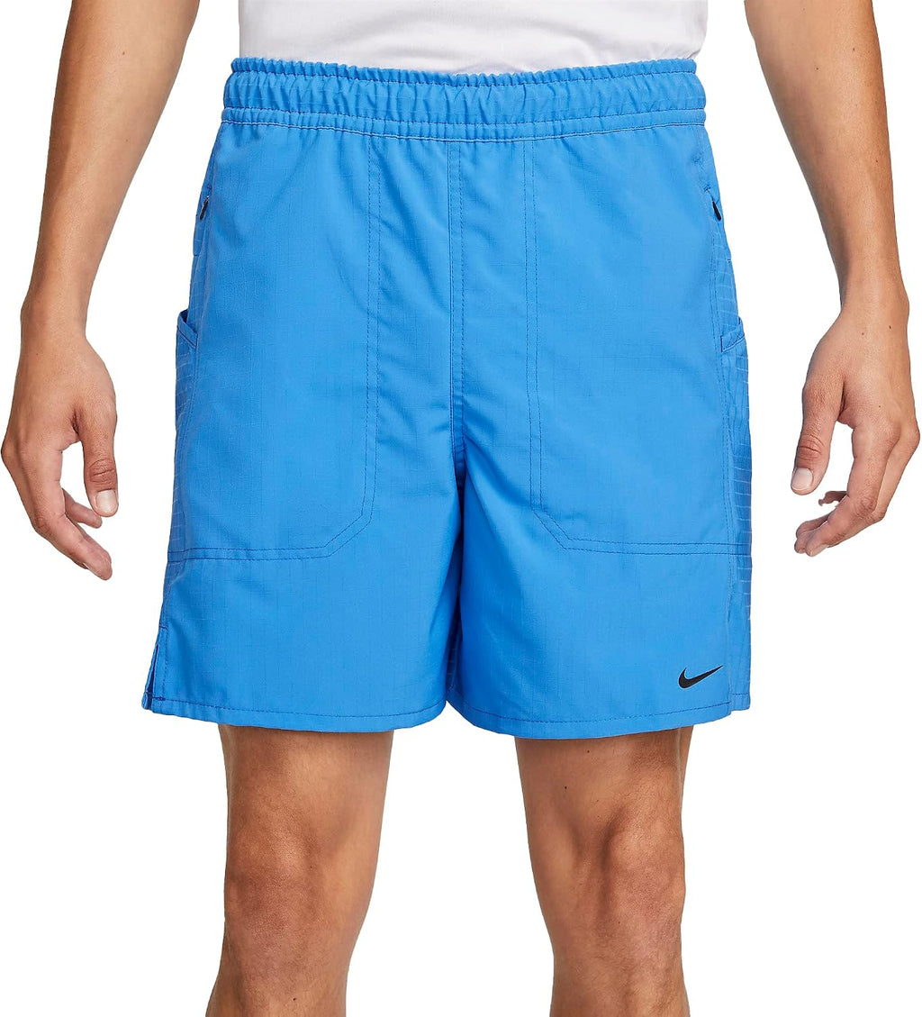 Nike Dri-FIT ADV A.P.S. Men's 7' Unlined Versatile Shorts (as1, Alpha, l, Regular, Regular, Light Photo Blue/Black)