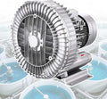 Vortex Blower Regenerative Ring Blower, High Pressure Industrial Vacuum Pump for Sewage Treatment, Aquarium and Fish Farm(120w,220v)