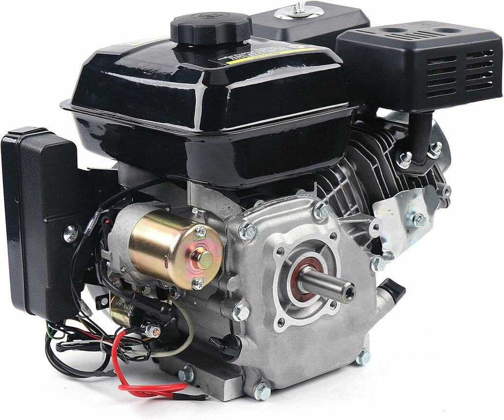 Gasoline Engine Motor 212CC 4-Stroke Industrial Grade OHV Gasoline Engine 7.5HP Electric Start Go Kart Log Splitter Lawnmower Power Engine Horizontal Motor