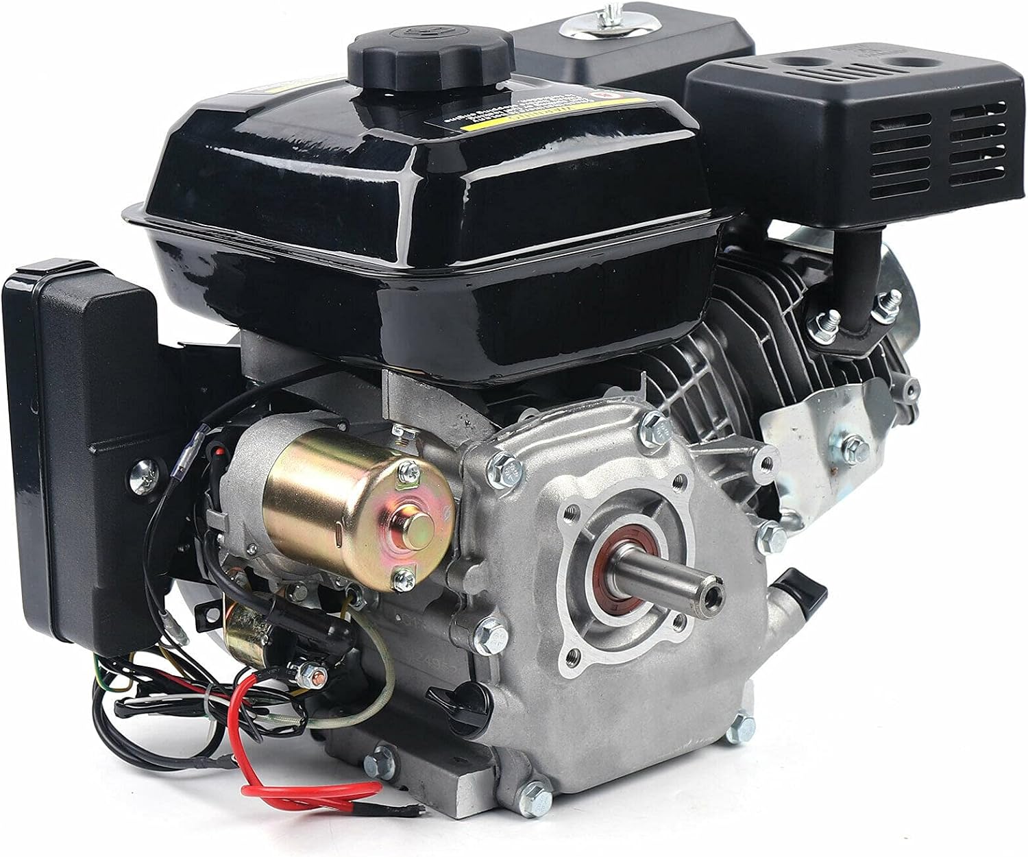 Gasoline Engine Motor 212CC 4-Stroke Industrial Grade OHV Gasoline Engine 7.5HP Electric Start Go Kart Log Splitter Lawnmower Power Engine Horizontal Motor