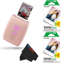 Fujifilm Instax Mini Link 3 Smartphone Printer with Instax Mini Films and Free Bonus Microfiber Cleaning Cloth... (Rose Pink, 2 x Twin Pack (40 Sheets))