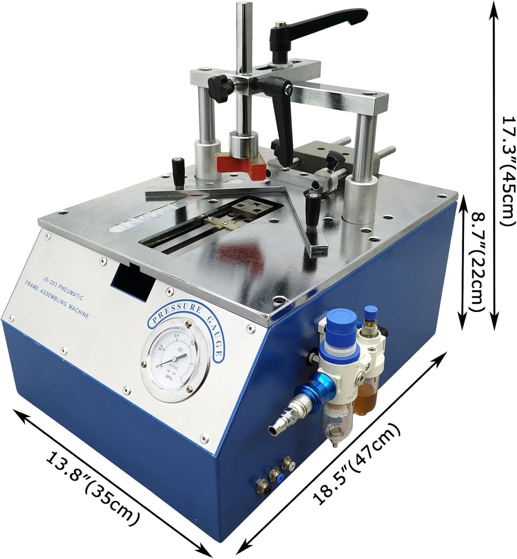 Desktop Pneumatic Picture Frame Nail Angle Machine Photo Frame Splicing Machine Photo Frame Nailing Machine Picture Frame Joiner Machine