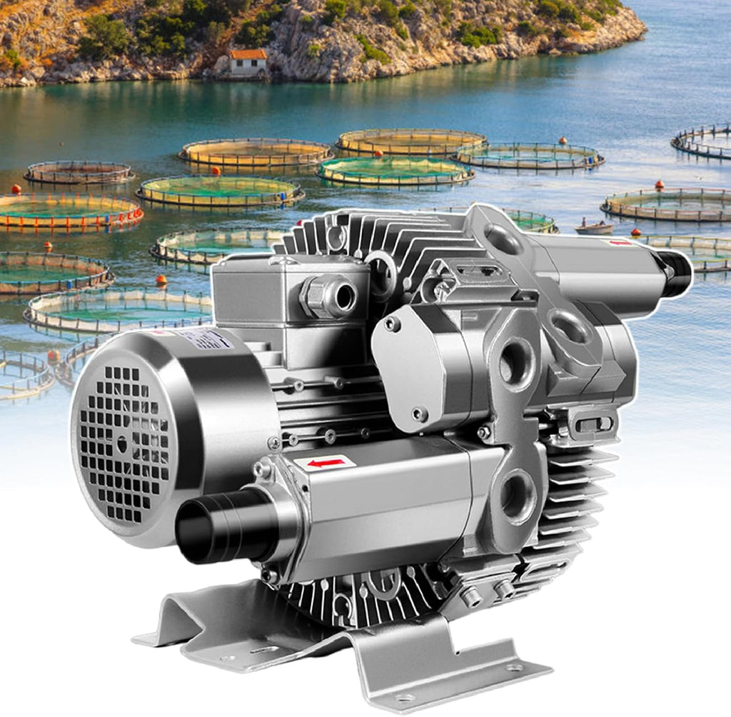 Industrial Regenerative Fan, High Pressure Vortex Ring Blower, for Swimming Pool, Jacuzzi, Spa, Fertilizer, Air Pump, Blower Pump, 550/850/1100W 220V/550W