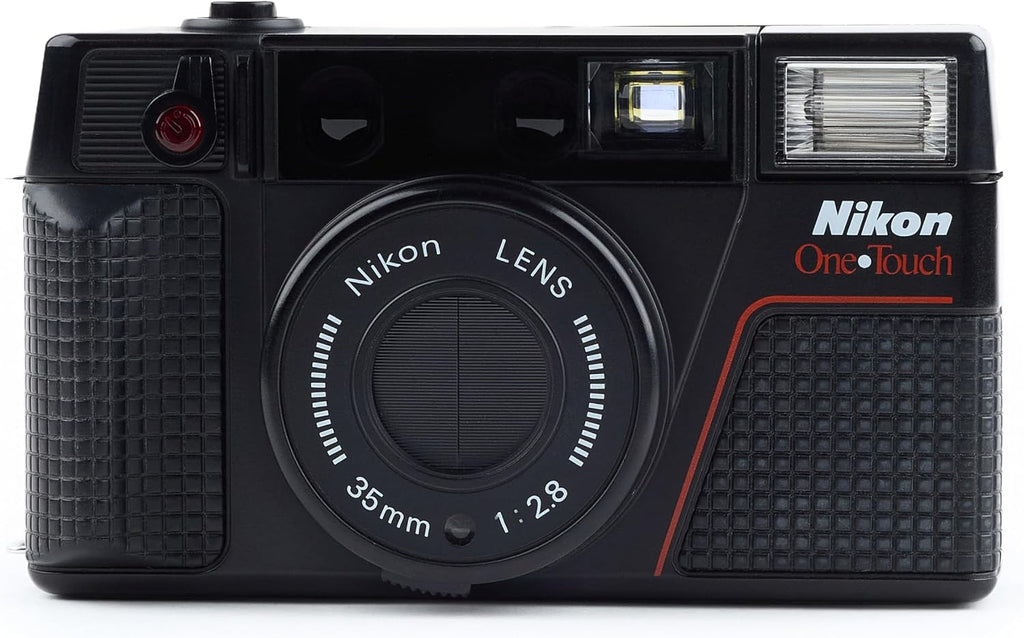 Nikon One Touch 35mm Point and Shoot Film Camera AKA L35AF II Built-in flash, Film loader, Nikon AF 35MM f2.8 lens (Renewed)