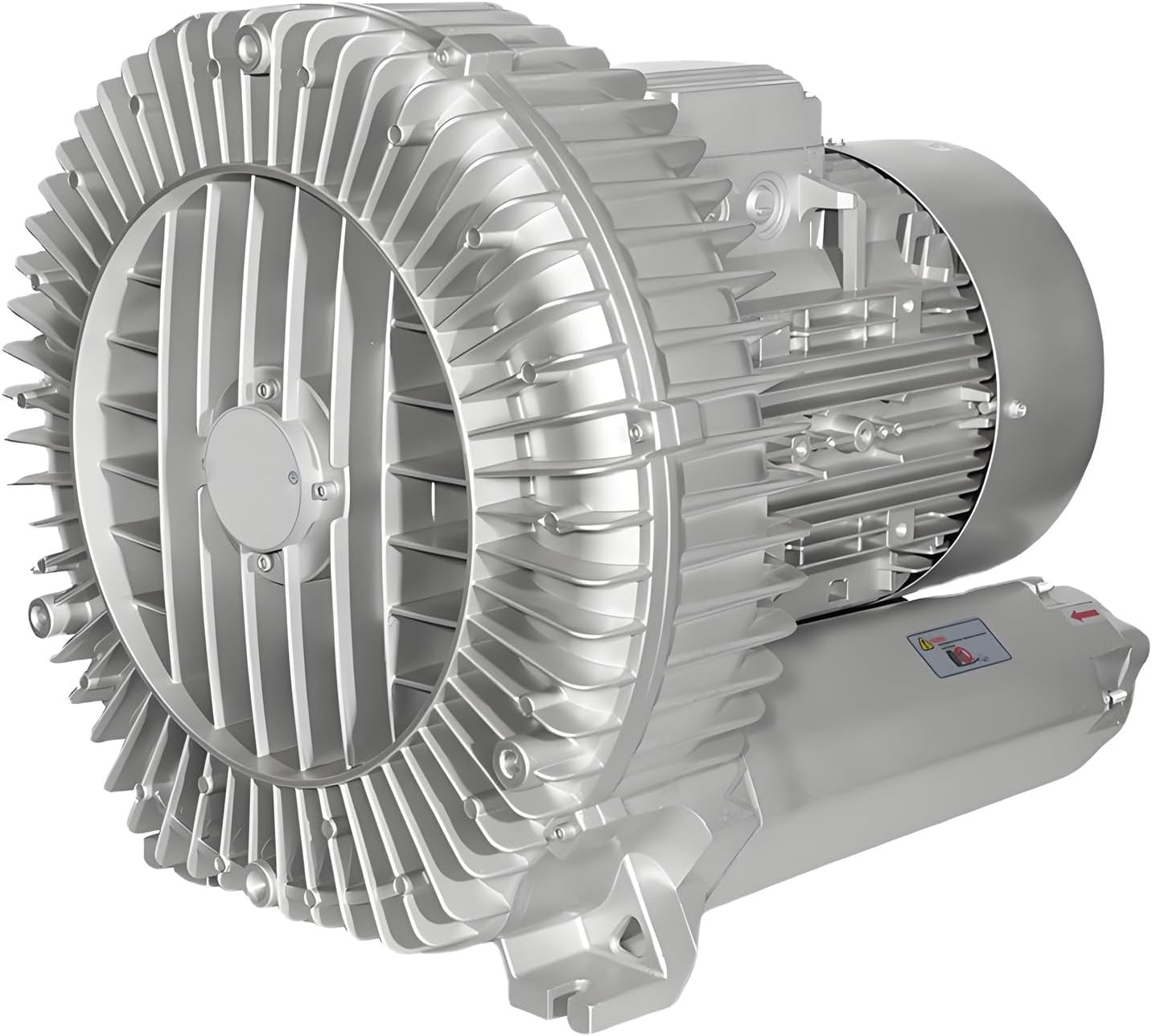 Single Phase Vortex Blower, Industrial Regenerative Air Pump for Blowing and Suction, 0.16HP to 2HP, for CNC Vacuum, Dust Collection & Aeration Systems 220伏-120瓦/0.16马力