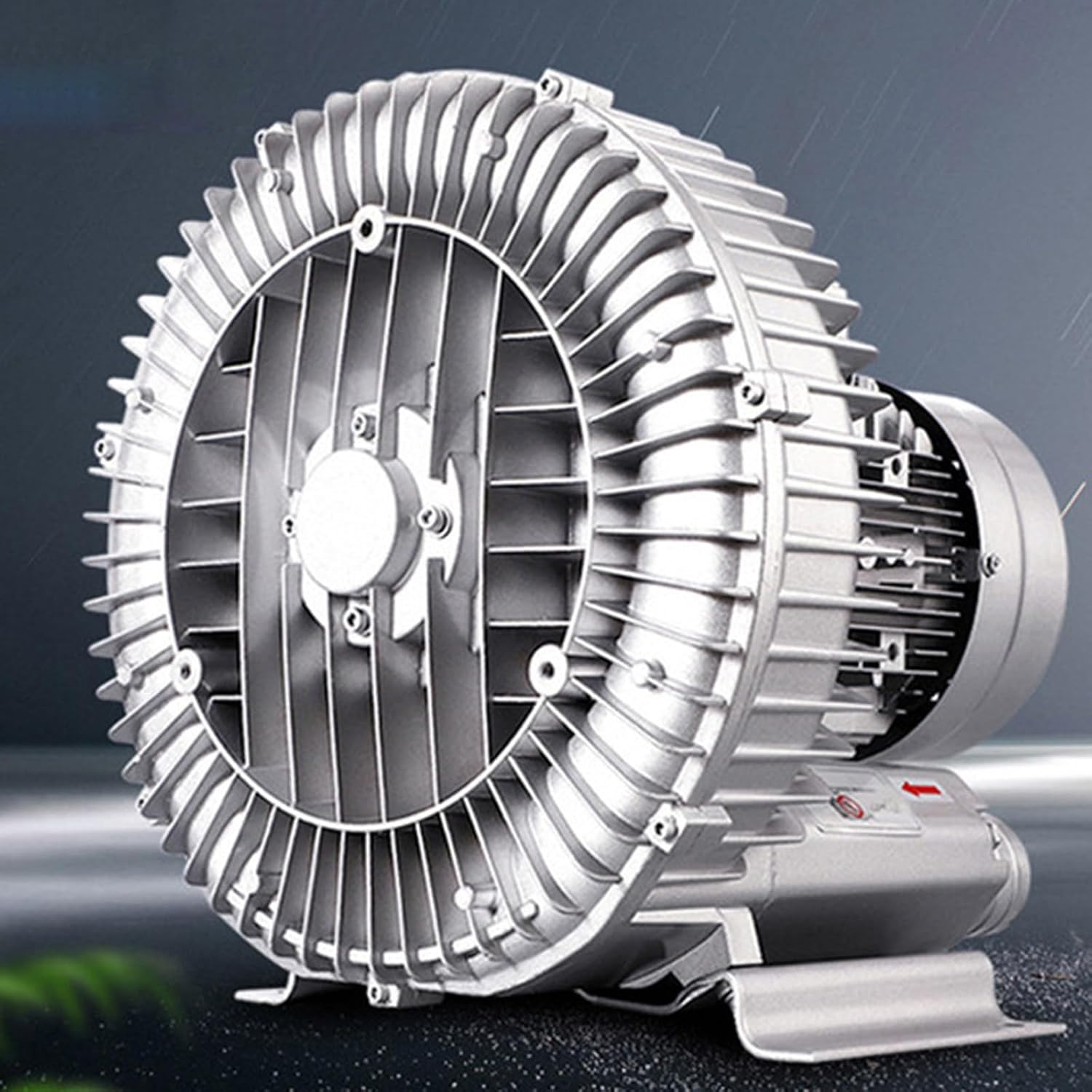Regenerative Blower, Side Channel Blower, Single Phase, 0.16HP-1.49HP, High-Pressure Vortex Ring Blower, Industrial Vacuum Pump for Air Blowing,750W/1.01HP