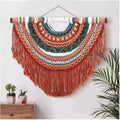 JCWGLY Macrame Wall Hanging Art Decor Tapestry, Macrame Wall Hanging Handmade Home Modern Decoration For Living Room Bedroom Sofa And Bed Headboard Background(39.4x33.5in)