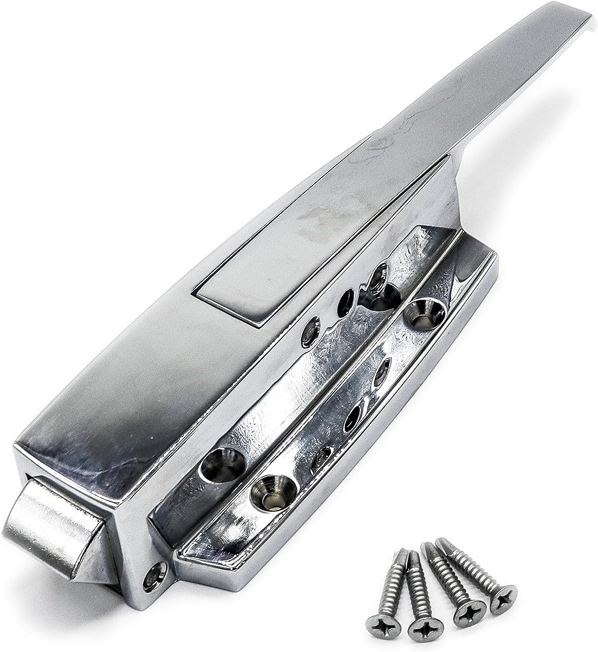 COMPONENT HARDWARE KEIL W38 POLISHED CHROME HEAVY DUTY LATCH BODY, AND HARDWARE KIT