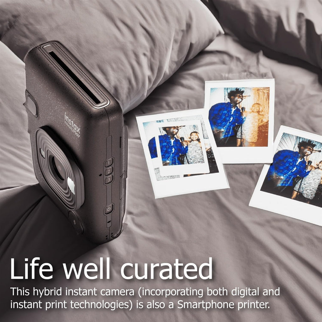 Fujifilm Mini LiPlay Hybrid Instant Camera with Mini Film (Deep Bronze, w/ 20 Film Sheets)