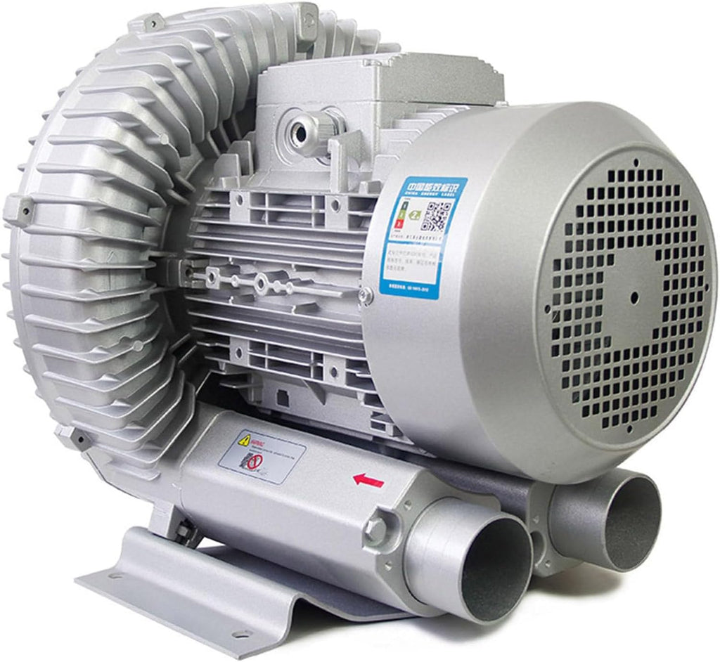 Regenerative Blower,Side Channel Blower,Vortex Blower,Single Phase,High-Pressure Vortex Ring Blower,Industrial Vacuum Pump for Air Blowing, 110V/110V 50HZ,180W/0.24HP