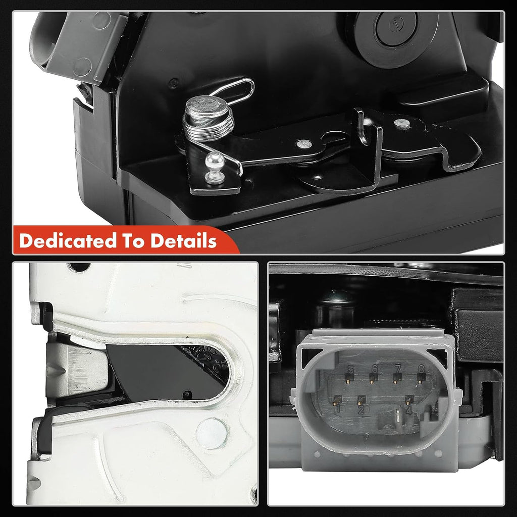 A-Premium Door Latch Lock Actuator Compatible with BMW Vehicle - E53 Series X5 2000-2006 - Rear Driver and Passenger Side, 2-PC Set, Replace # 51228402601