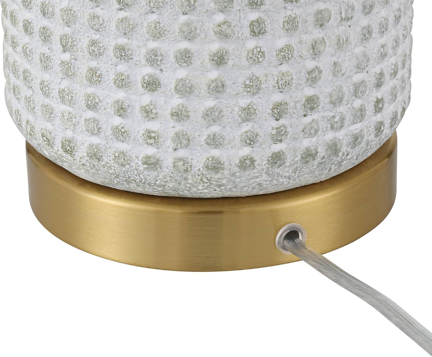 360 Lighting Holly 24 3/4' High Modern 3-Way Table Lamps Set of 2 Gold and Gray Finish Ceramic Fabric White Shade Living Room Bedroom Bedside Nightstand House Office Home Reading Kitchen Entryway