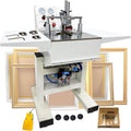 110V Intelligent CNC Picture Frame Nailer & Corner Nailing Machine, Automatic Pneumatic V-Nail Joiner with Touch Screen & 30L Air Tank for Photo Frames, MDF, Hardwood (5-15mm Corner Nails)