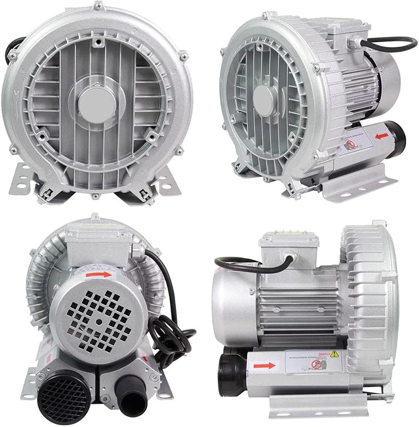 Regenerative Blower for Aquaculture and Industrial Use, High-Pressure Vacuum Pump for Air Blowing, Suction, and Sewage Aeration