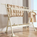 Foldable Freestanding Clothes Drying Rack, Portable and Extendable Clothing Rack with Stable Structure for Hanging Clothes