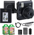 Fujifilm Instax Mini 99 Instant Film Camera Black Bundle – Includes 40‑Sheets Instax Mini Film, Protective Case, and Mini Photo Album