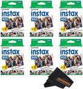 Fujifilm Instax Wide Instant Film Twin Pack with Sunshine Photo Microfiber Cloth... (6 Pack-120 Exposures)