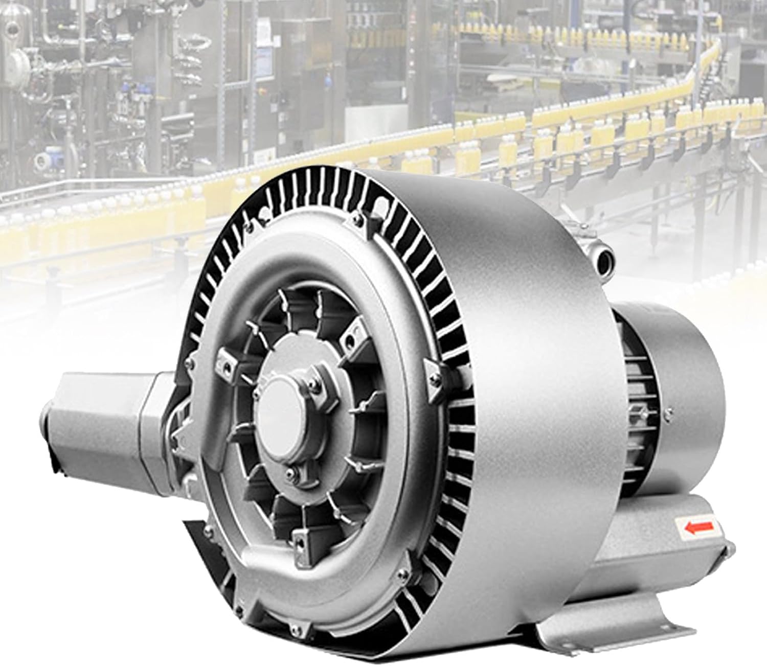 High Pressure Regenerative Blower, Dual Stage Vortex Fan for Fish Tank Aeration & Workshop Air Circulation, 700W Aluminum Electric Motor, 220V Industrial Equipment