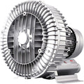 Vortex Ring Blower Industrial Vacuum Pump, High Pressure Regenerative Blower for Blowing and Suction, Aquarium Fish Pond Aeration System(120w,220v)