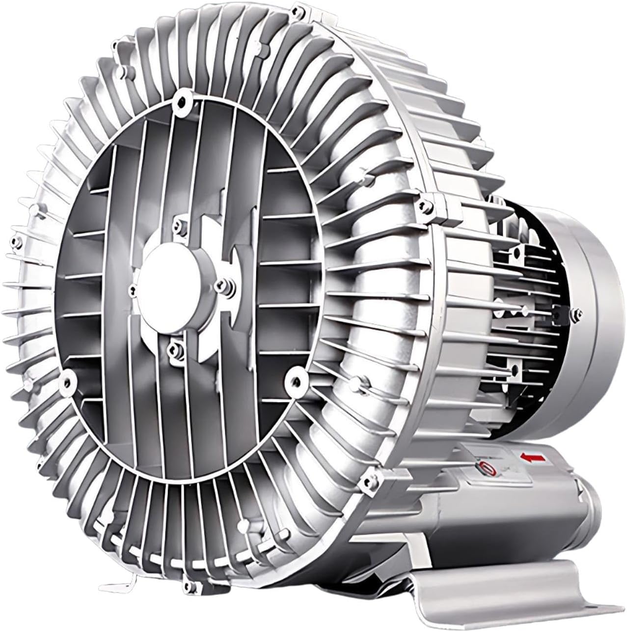 Vortex Ring Blower Industrial Vacuum Pump, High Pressure Regenerative Blower for Blowing and Suction, Aquarium Fish Pond Aeration System(120w,220v)