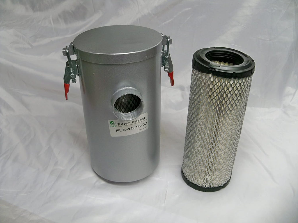 2' CANISTER FILTER with FILTER ELEMENT For Regenerative Blowers, Goorui-USA FLS-25-20-2