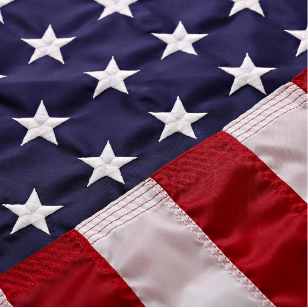 American Flag | American Flags for Outside 8X12 |Premium US Flag 8X12 made in USA Heavy Duty Outdoor with Embroidered Stars and Sewn Stripes.