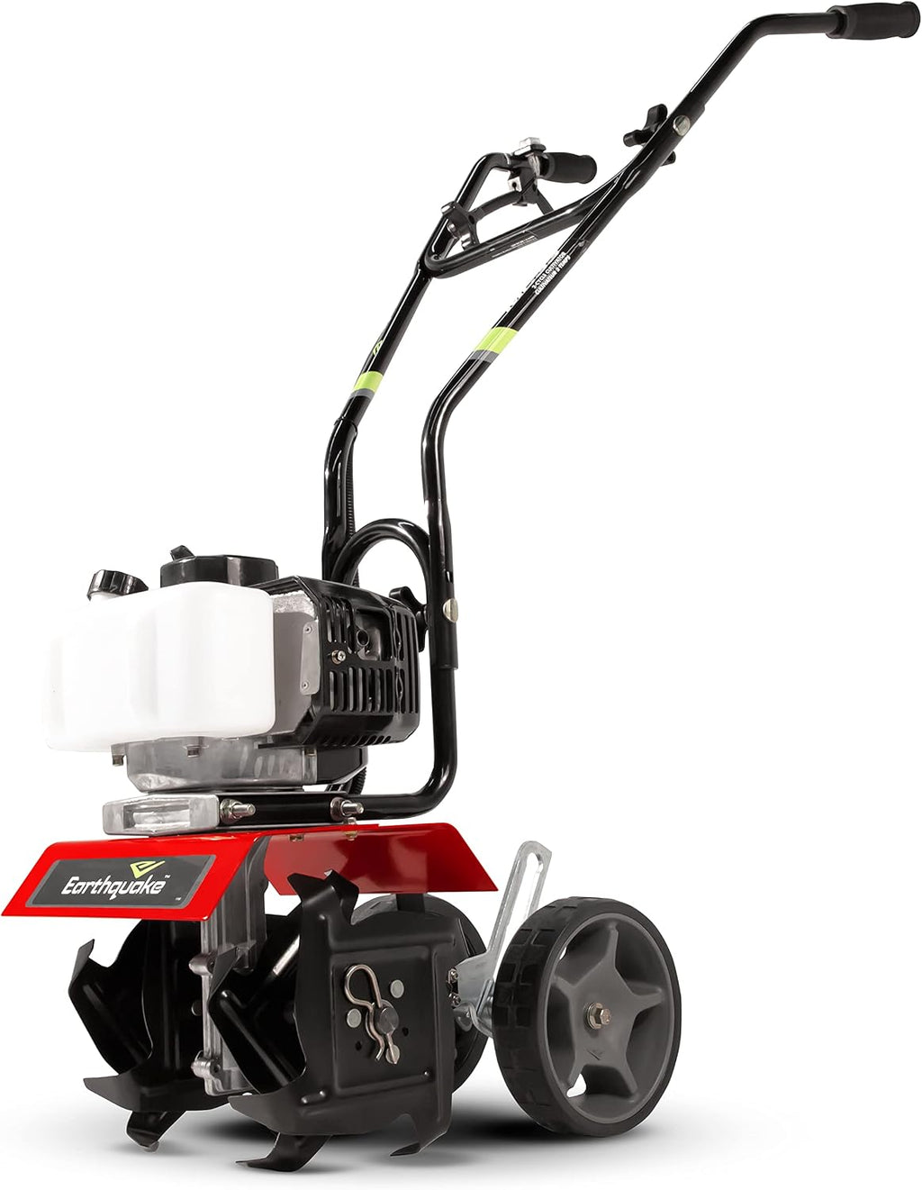 Earthquake 31635 MC33 Mini Tiller Cultivator, Powerful 33cc 2-Cycle Viper Engine & DK43 Dethatcher Attachment Kit for Cultivators