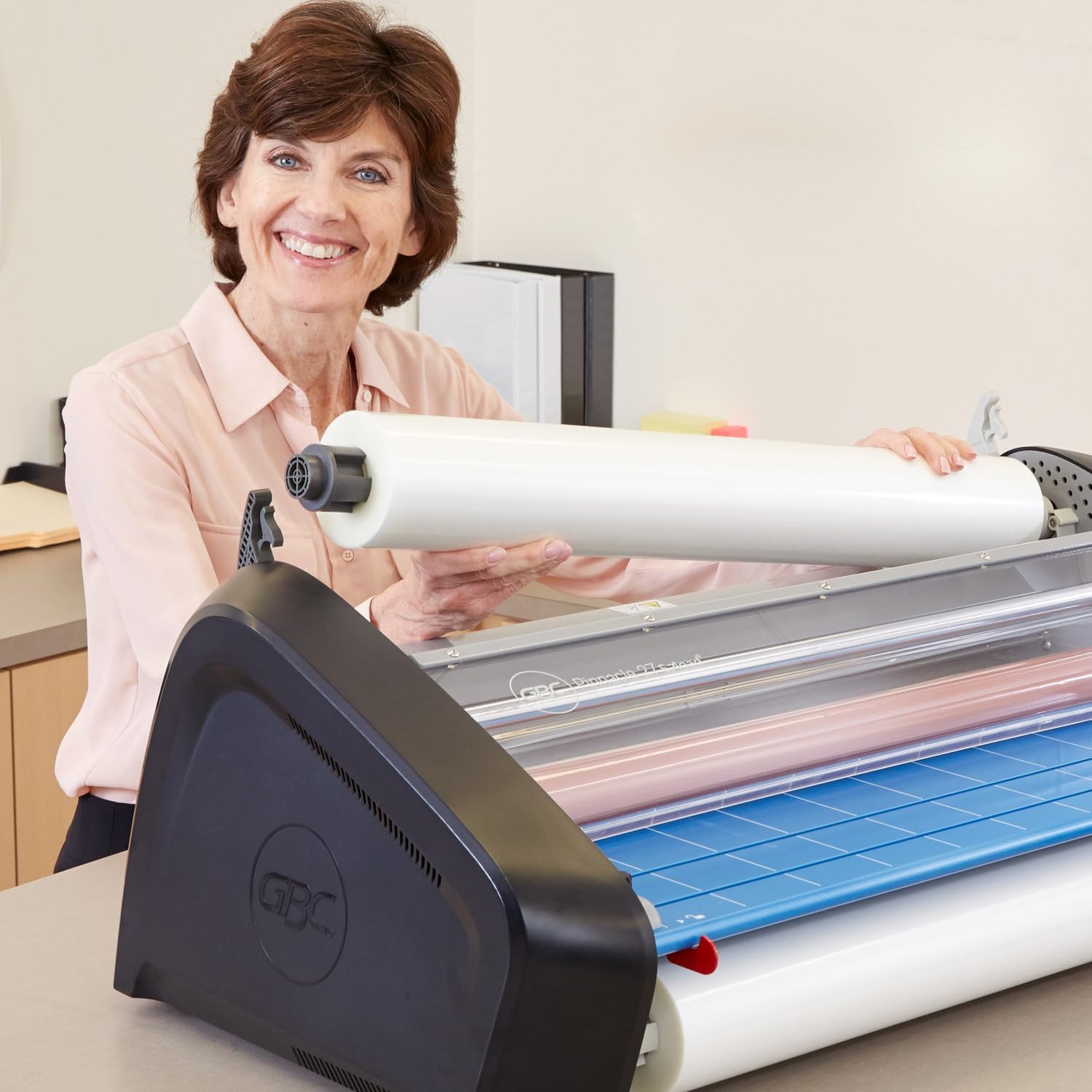 GBC Thermal Laminating Film, Rolls, Ultima 35 EZload, Glossy, NAP II, 12' x 200', 2 Pack (3125913EZ)