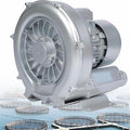 Vortex Ring Blower, Regenerative Blower 120W-1500W 110V/220V/380V Single Phase/Three-Phase, Low Noise High-Pressure Industrial Vacuum Pump for Air Blowing Or Suction(120W/220V)