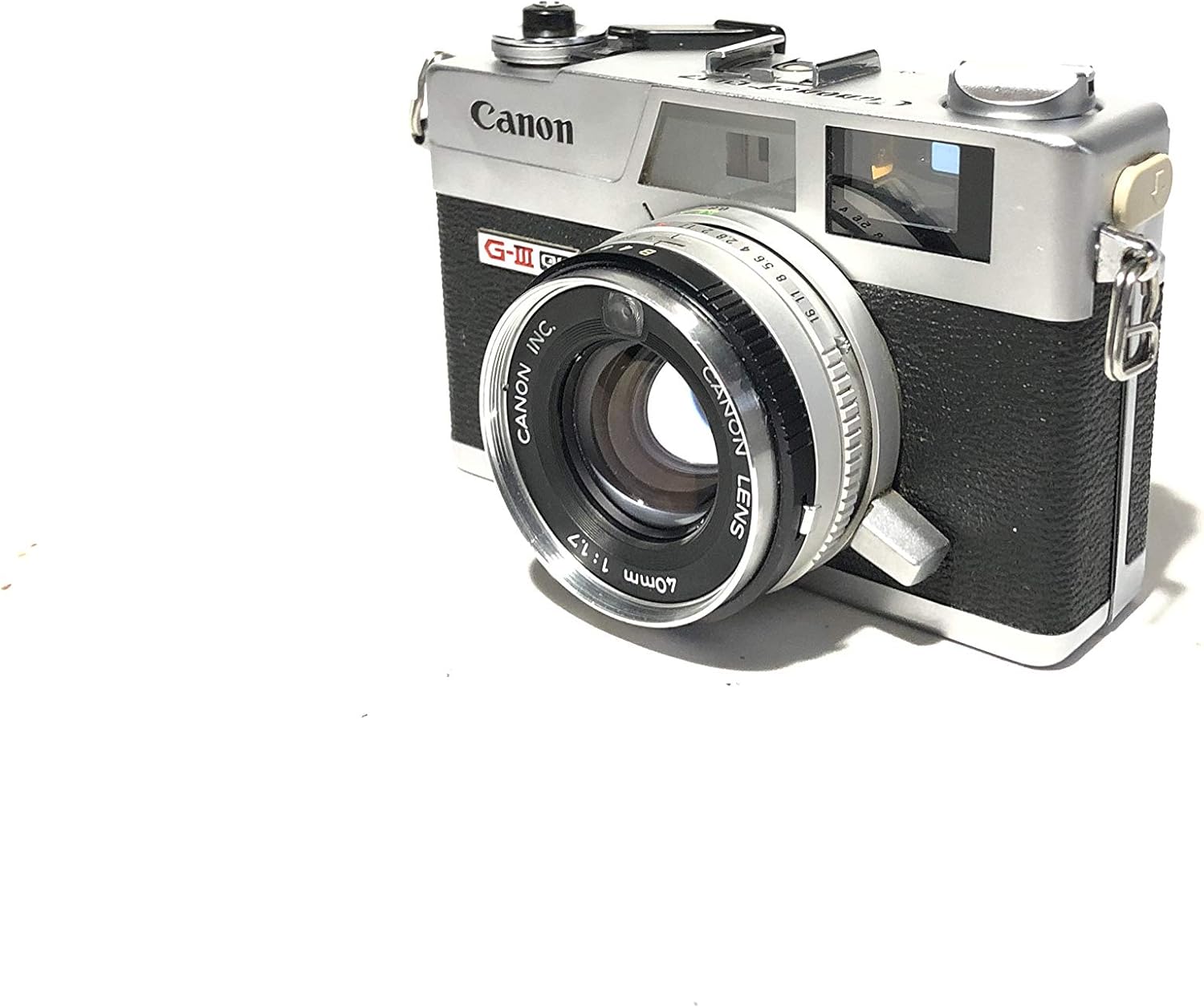 Canon Canonet QL17 GIII 35MM Rangefinder Film camera with Auto shutter and speed settings as well as manual mode. (Renewed)