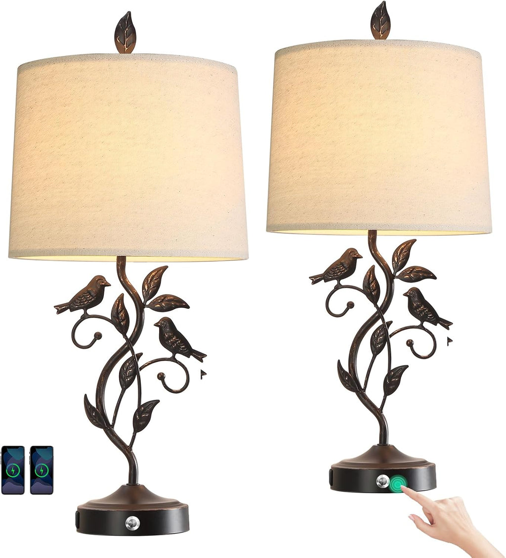 New - Same Matching Floor Lamp - 63'' Floor Lamp + 27'' Table Lamp Set of 2