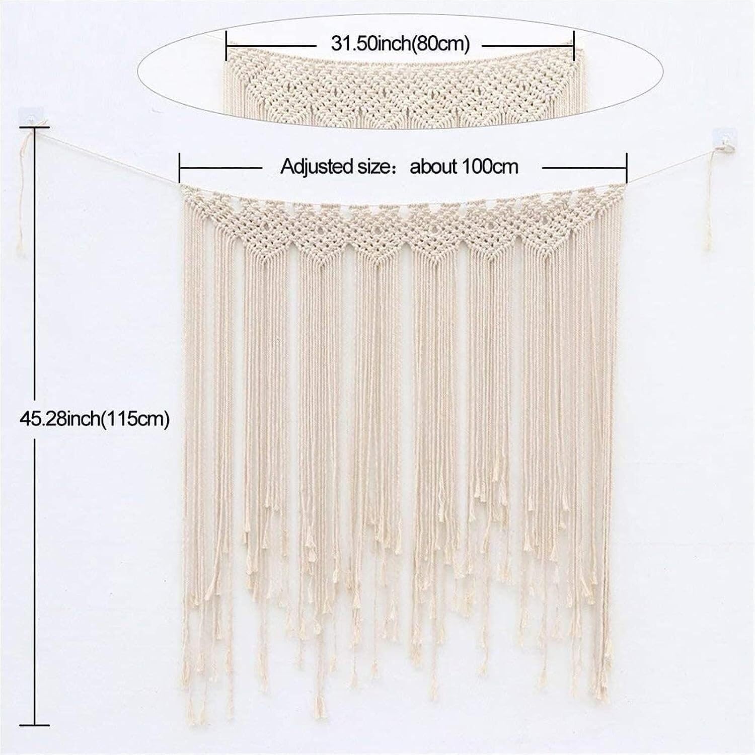 Modern Wall Decor Woven,Wall Hanging Art Tapestry, Macrame Wall Hanging Tapestry Boho Macrame Tapestry Woven Home Decor Wall Tapestry for Bedroom Living Room