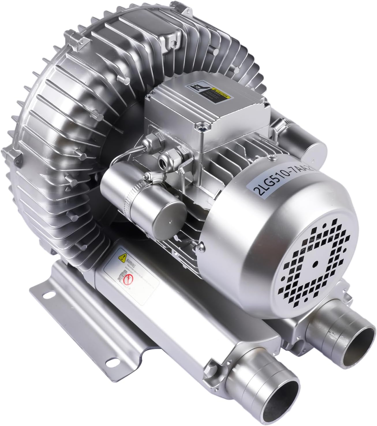 Industrial Vacuum Pump for Factory Ventilation Dust Removal, 220V/380V AC Three Phases Regenerative Blower, 1.5KW, Maximum Rated Airflow 263m³/h (155CFM)