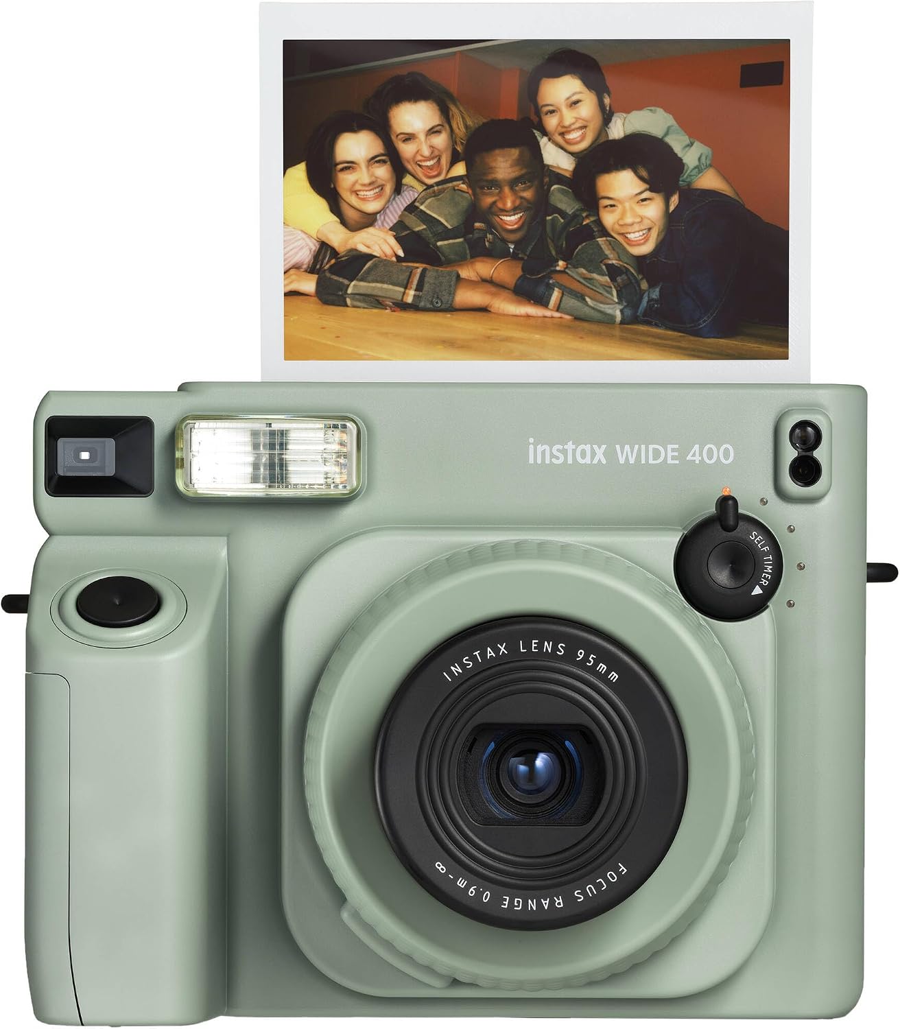 Fujifilm Instax Wide 400 Instant Film Camera Bundle with Fuji Instax-Wide Instant Film (20 Sheets) + Carrying Case + Photo Album + More