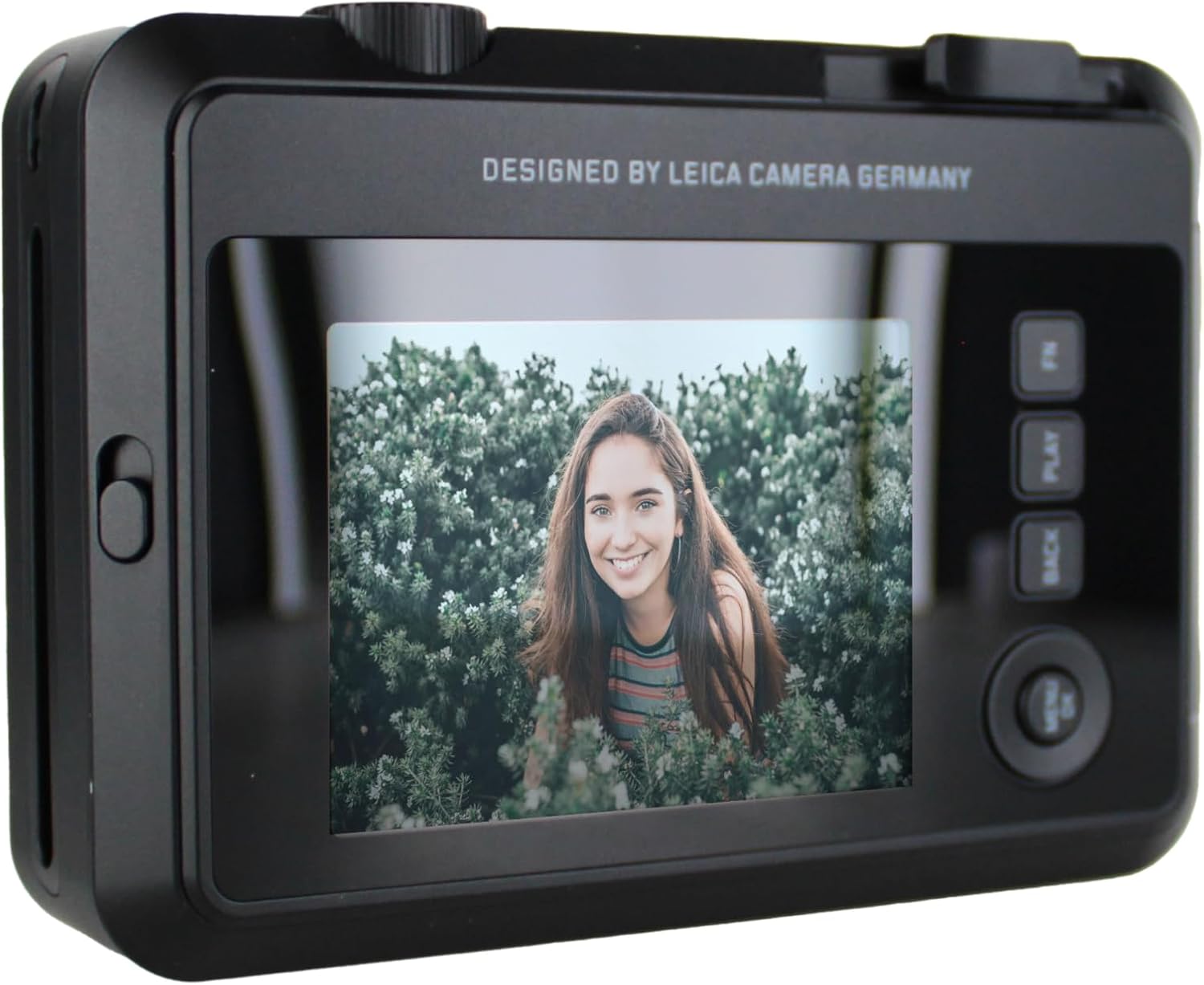 Leica Sofort 2 Hybrid Instant Photo Film and Digital Camera (Black) (19190) with LCD Display Bundle with Fujifilm Instant Film 60 Sheets + 128 GB Memory Card + Bag + Cleaning Kit