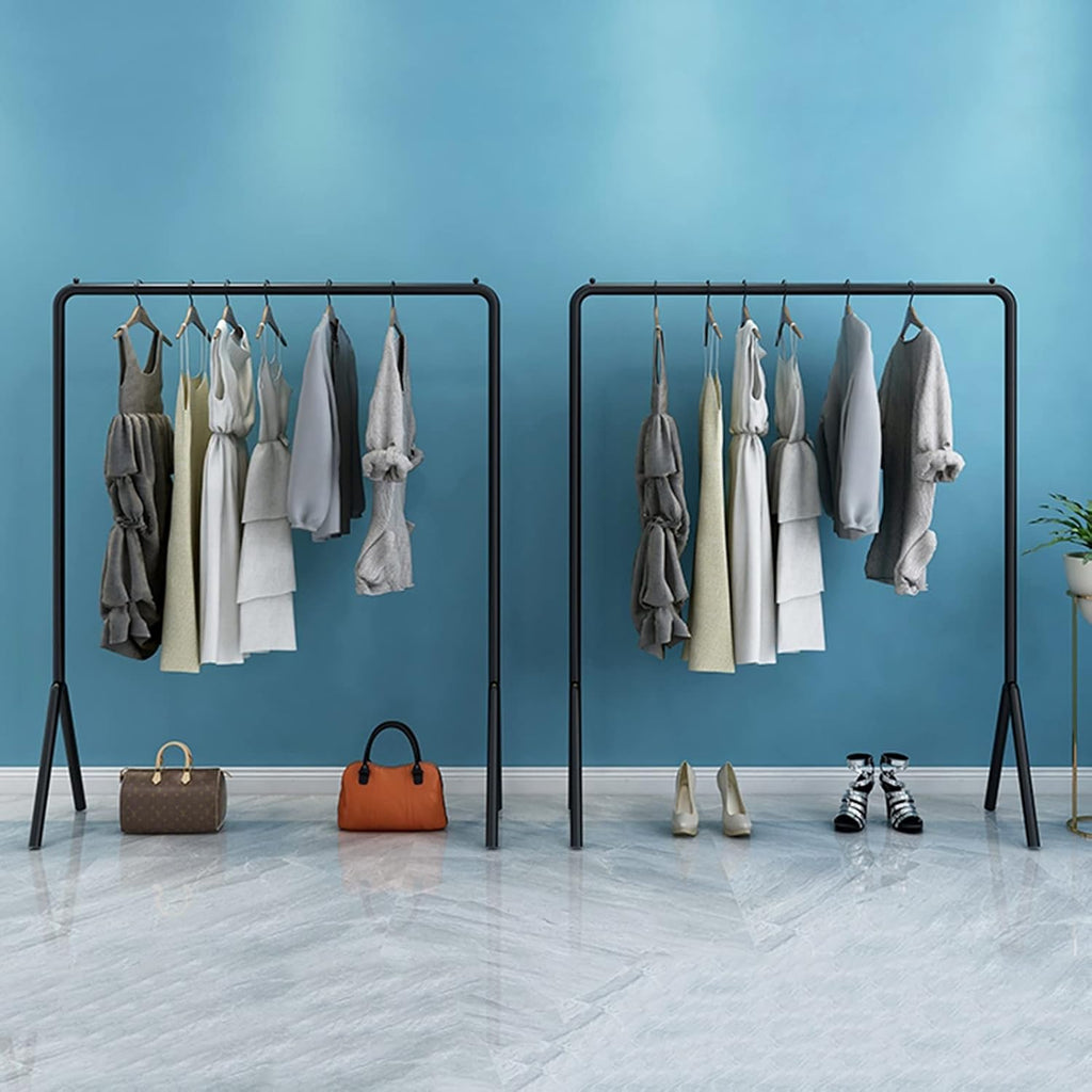 Coat Rack Clothing Rack Metal Garment Rack for Hanging Clothes Bedroom Corridor Laundry Room Retail Display Rack(Gold 100x40x150CM)