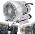 Regenerative Blower High Pressure Vortex Ring Blower Sewage Aeration Vortex Blower Single Phase Turbine Blower Aquaculture Vortex Air Blower Pump 0.16HP - 2.04HP Electric Air Pump(220V,180W)