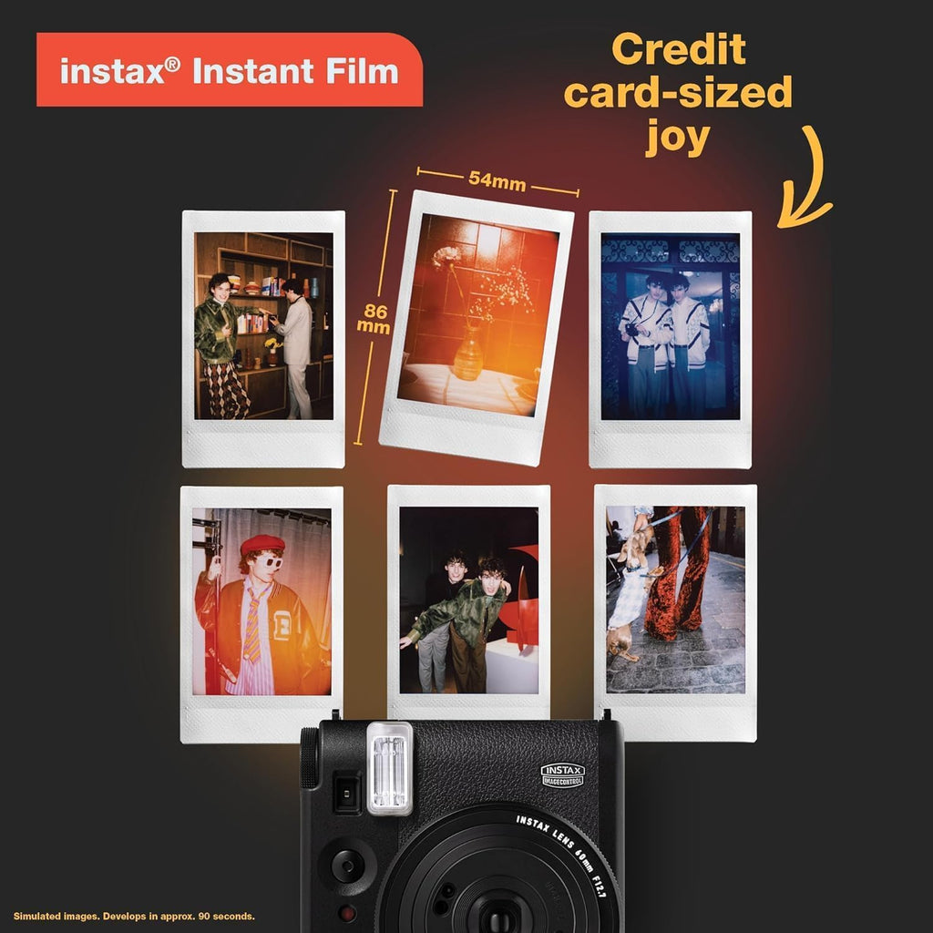 Fujifilm Mini 99 Instax Film Camera (Black) + Instax Mini Film Twin Pack (20 Sheets) + Camera Case + Mini Photo Album (60 Pockets) + BluebirdSales Photo Accessories Bundle
