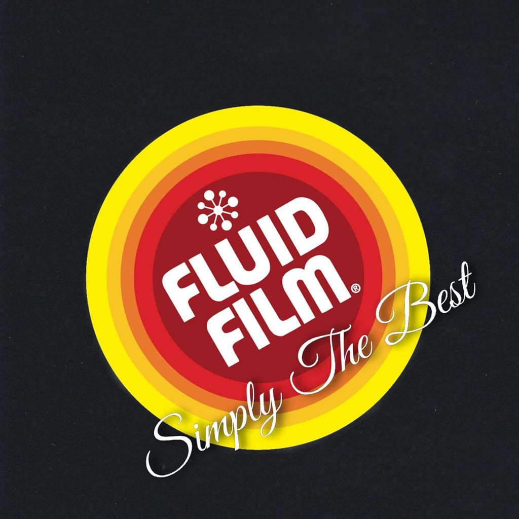 Fluid Film Black Non-Aerosol, Long Lasting Corrosion, Penetrant & Lubricant, Anti-Rust Coating, Protects All Metals in Marine and Undercoating in Automotive & Snow-Handling Vehicles, 5 Gallons