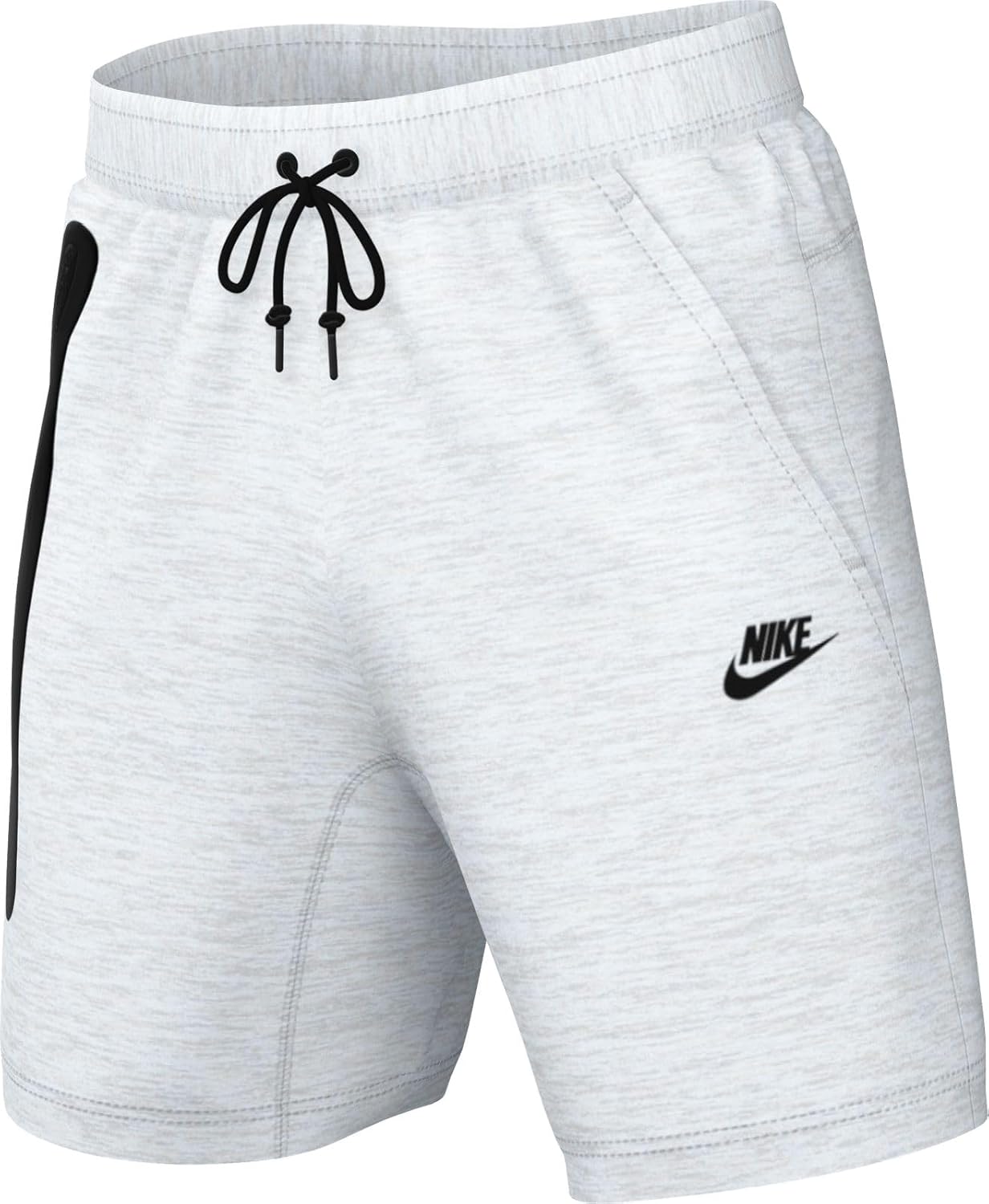 Nike Sportswear Tech Fleece Men's Shorts (Birch Heather/Black, FB8171-051) Size Large