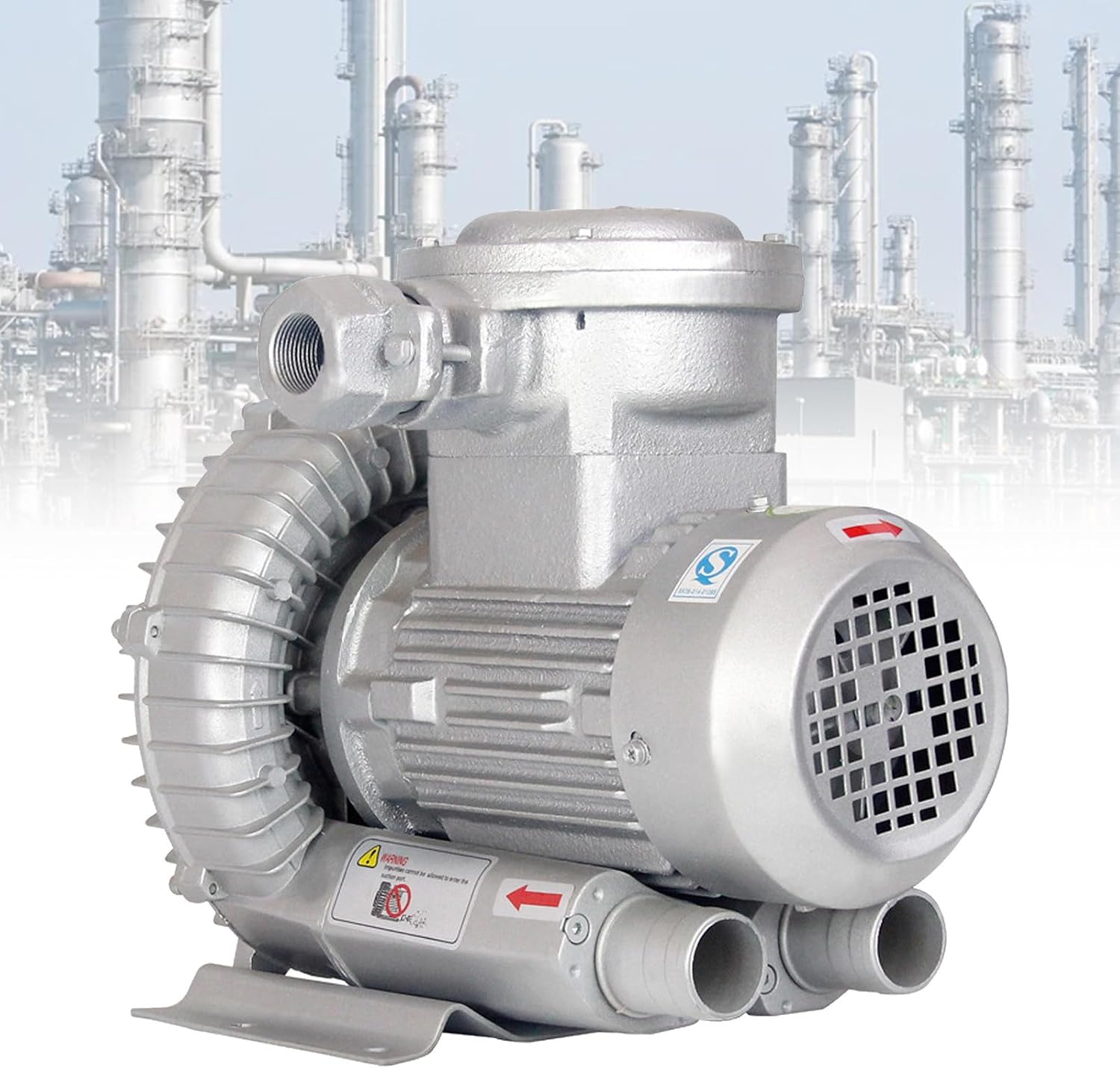 380V Industrial Vortex Fan, Electric Regenerative Blower, for Aquaculture Aeration, Plant Ventilation,3000W
